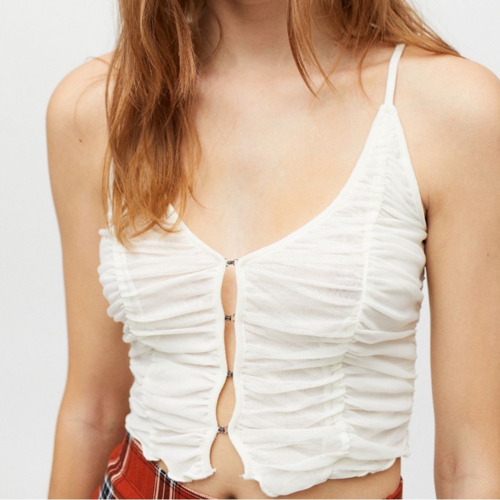 Nwt UO Tamara mesh corset cami m